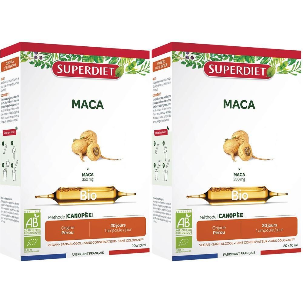 Superdiet Maca Vitalité et Performance Physique