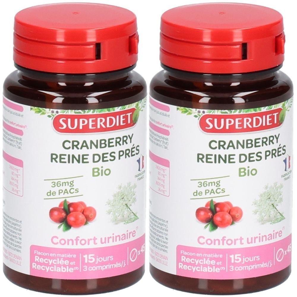 Superdiet Cranberry Reine Des Prés Bio