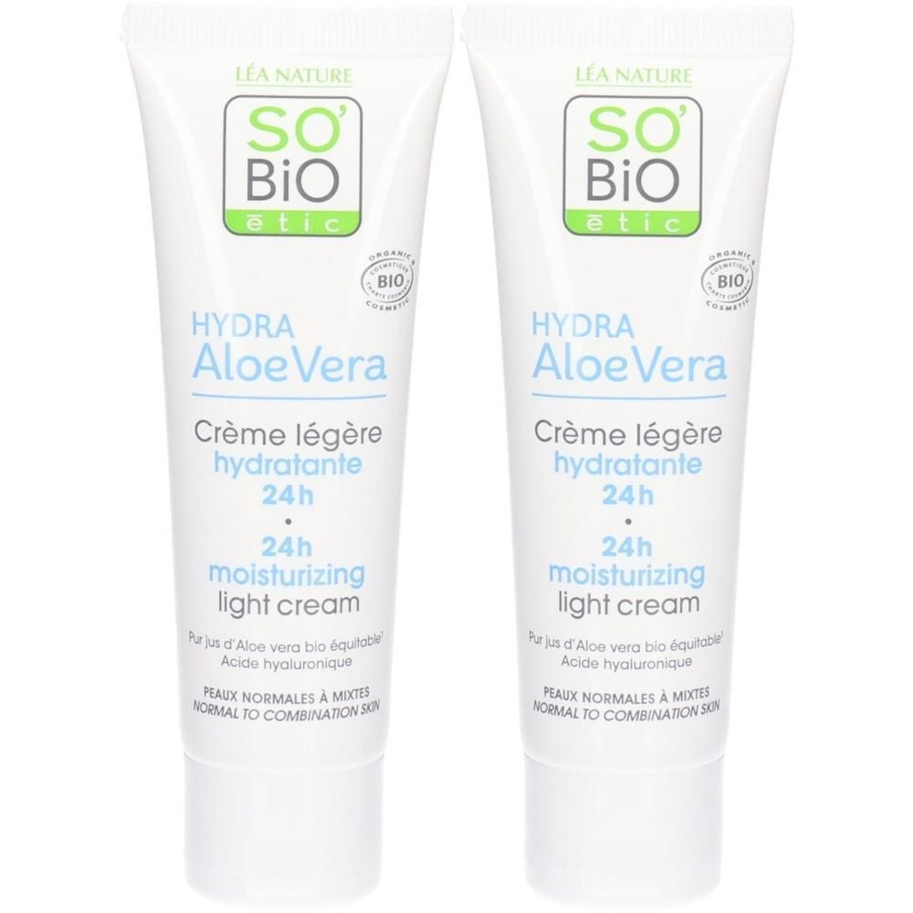 So Bio Etic Hydra AloeVera Crème Légère Hydratante 24h