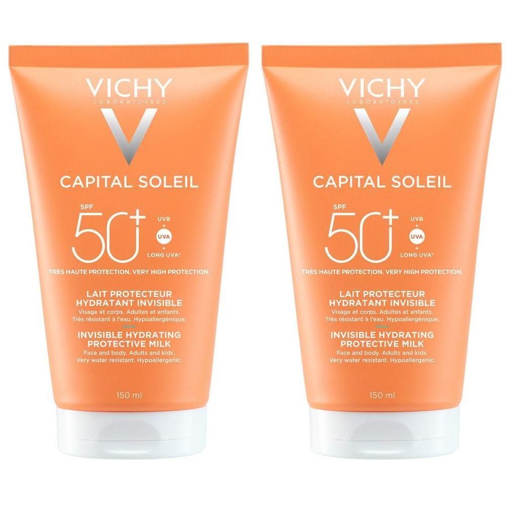 Vichy Capital Soleil Lait Hydratant Invisible SPF50+