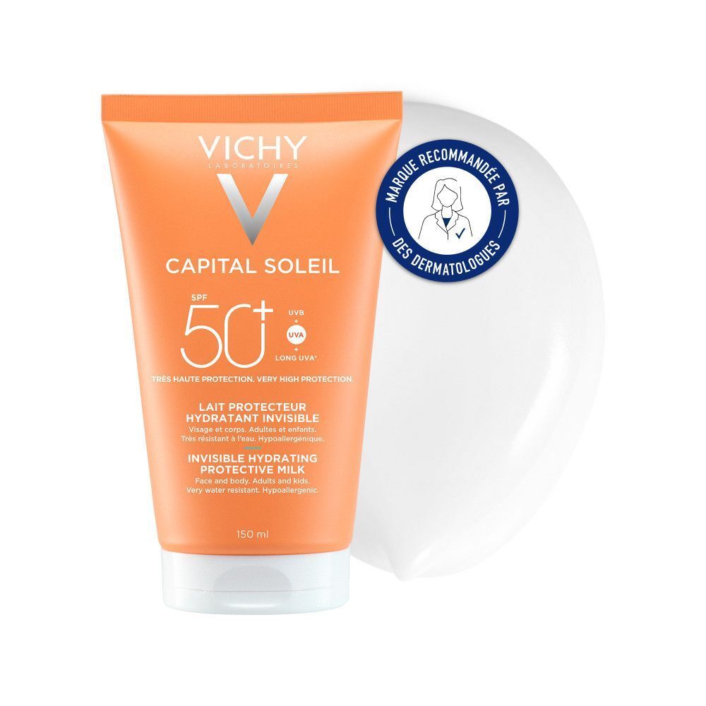 Vichy Capital Soleil Lait Hydratant Invisible SPF50+