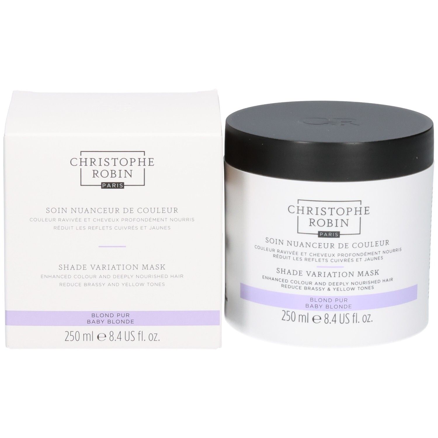 Christophe Robin Soin Nuanceur de Couleur et emballage, 250 ml.
