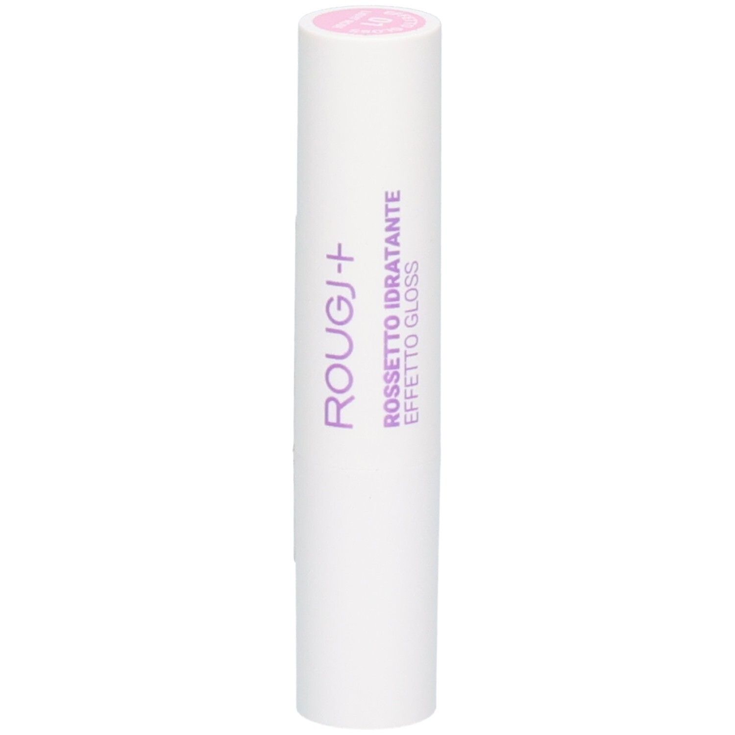ROUGJ+ Rouge à lèvres hydratant effet gloss, Rose clair.