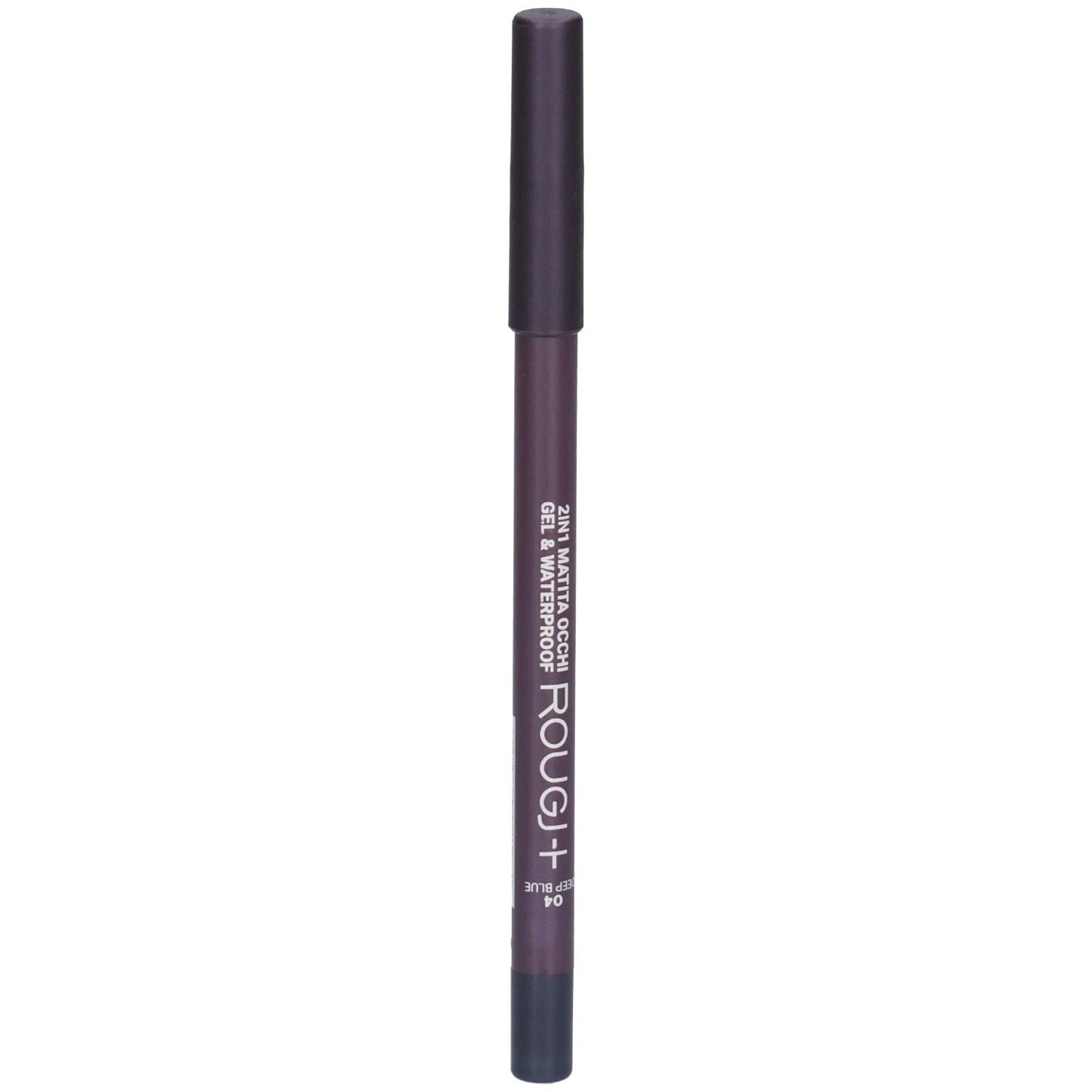 ROUGJ+ Crayon pour les yeux 2en1 Gel, mat et waterproof, couleur 04 Deep Blue.