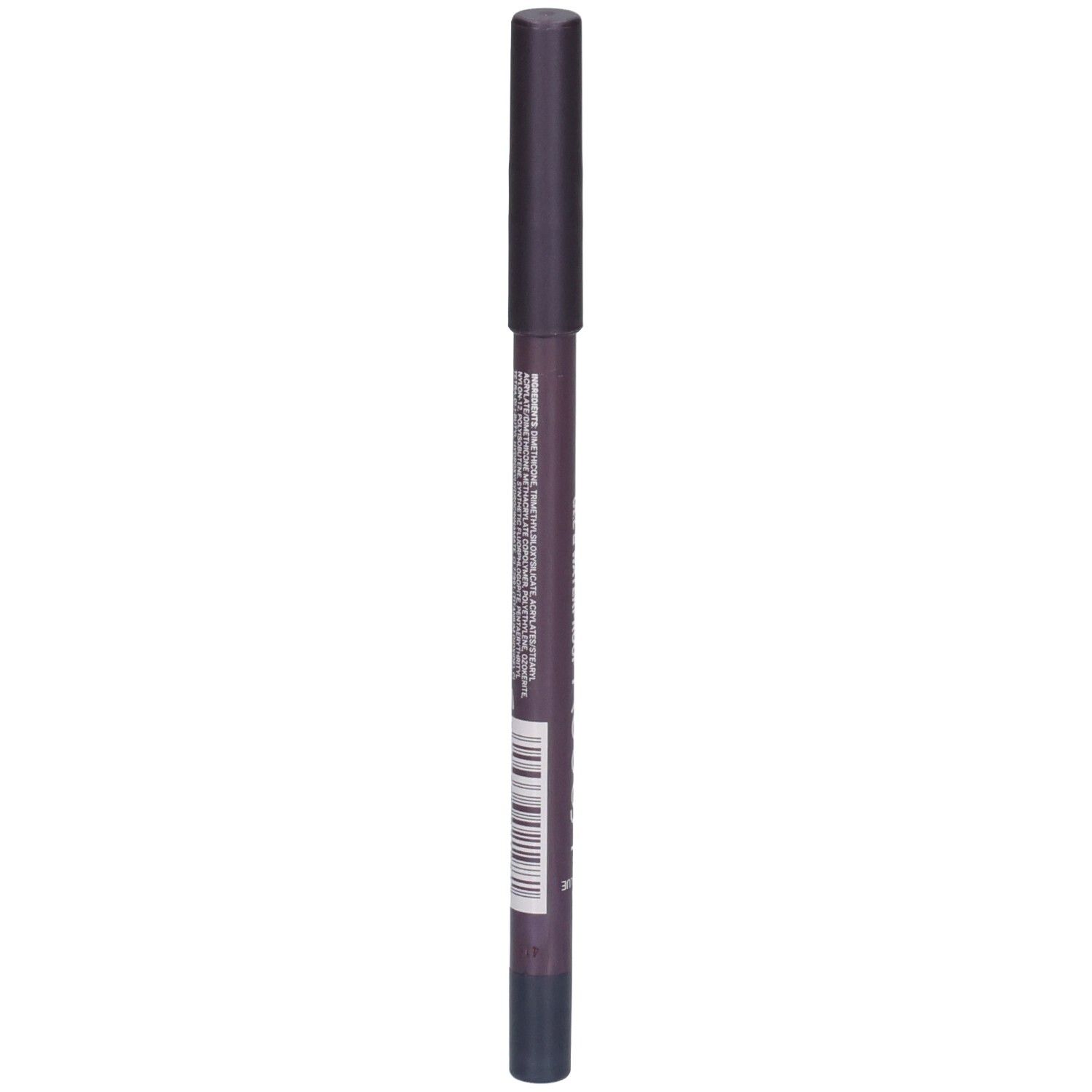 ROUGJ+ Crayon pour les yeux 2en1 Gel, mat et waterproof, verso avec ingrédients.