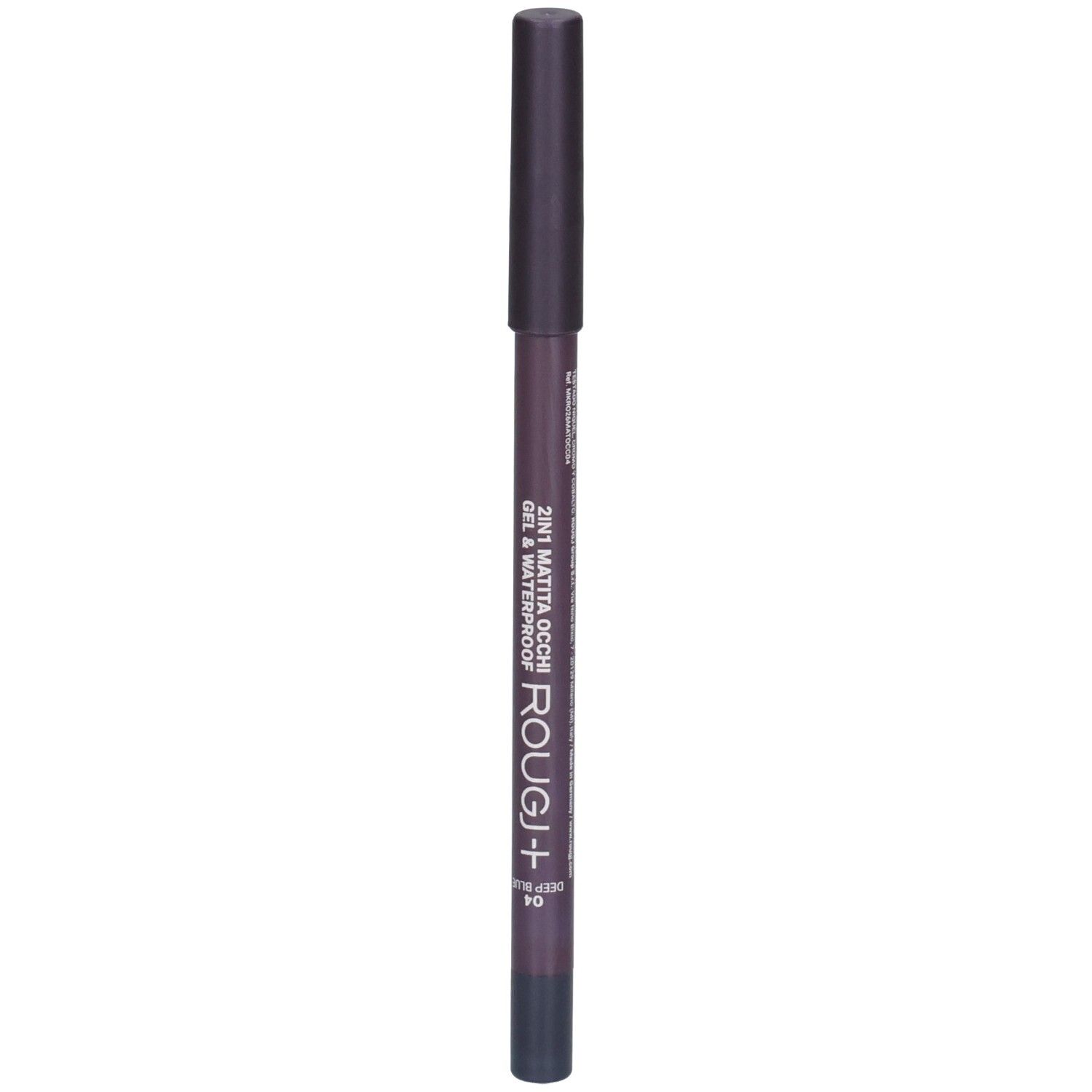 ROUGJ+ Crayon pour les yeux 2en1 Gel, mat et waterproof, couleur 04 Deep Blue.