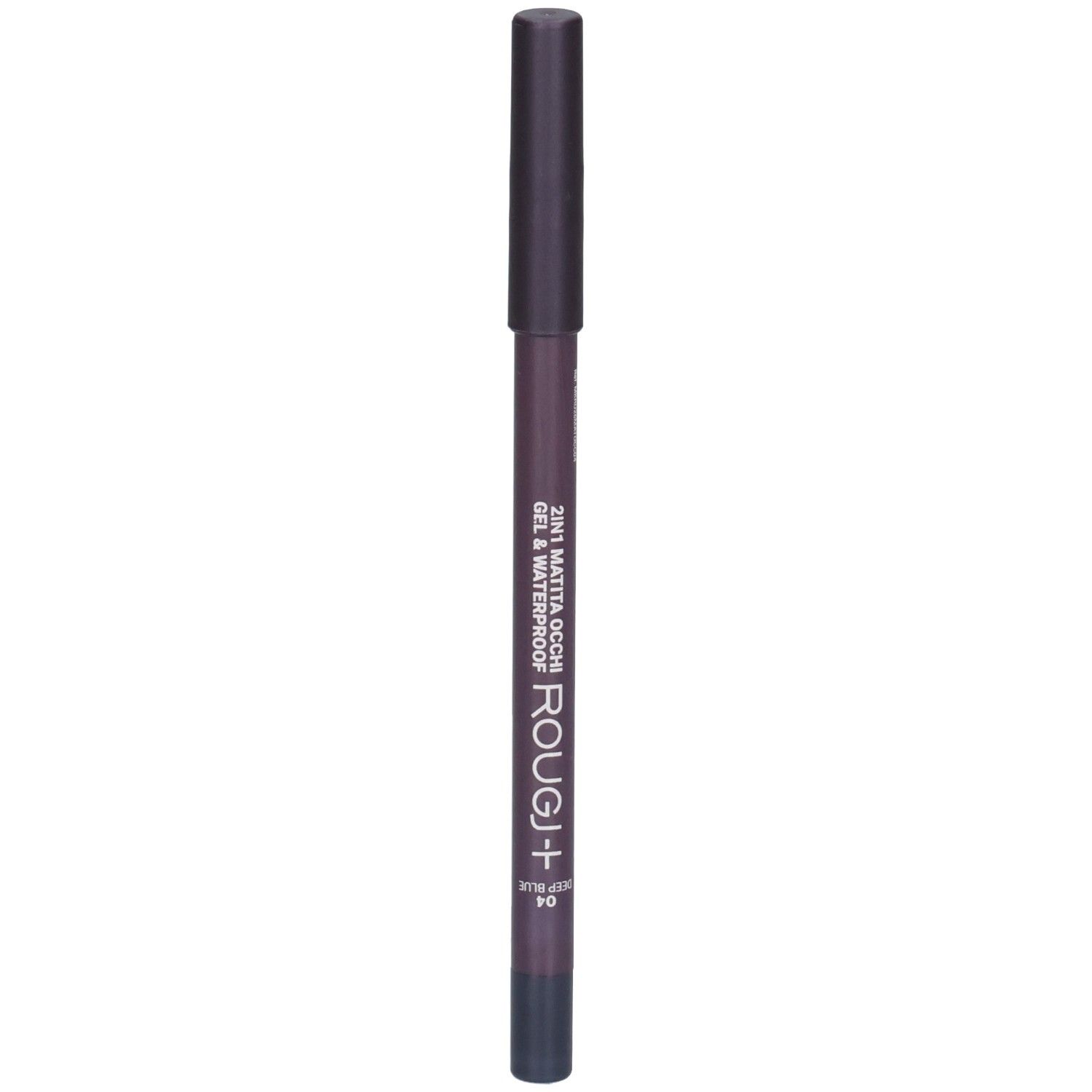 ROUGJ+ Crayon pour les yeux 2en1 Gel, mat et waterproof, couleur 04 Deep Blue.