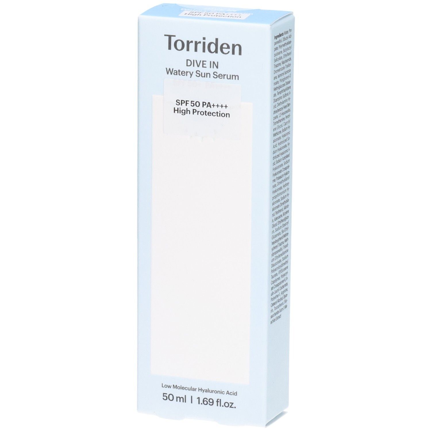 Torriden DIVE IN Watery Sun Serum, SPF 50 PA++++, 50ml.