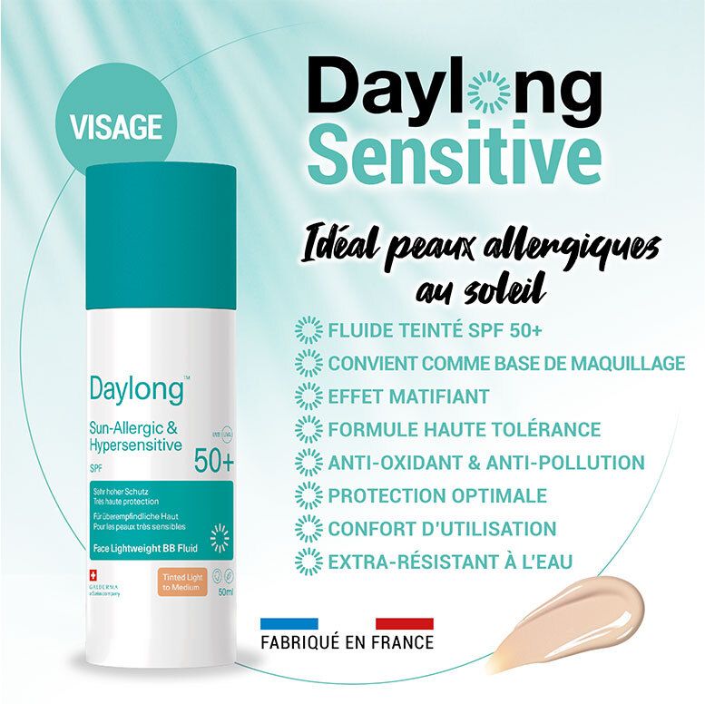 DAYLONG fluide teinté visage SPF 50+.