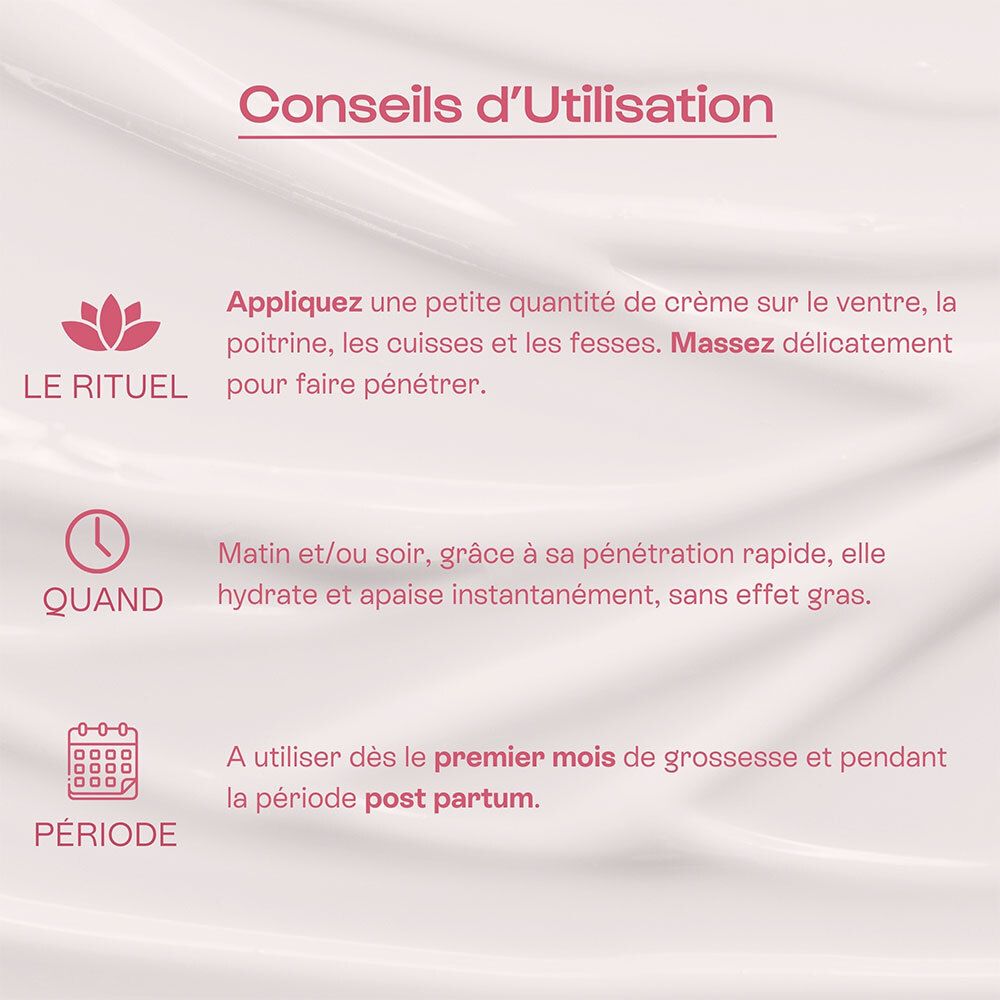 Conseils d'utilisation pour Omum La Surdouée Crème Corps Vergetures : rituel, quand et période.