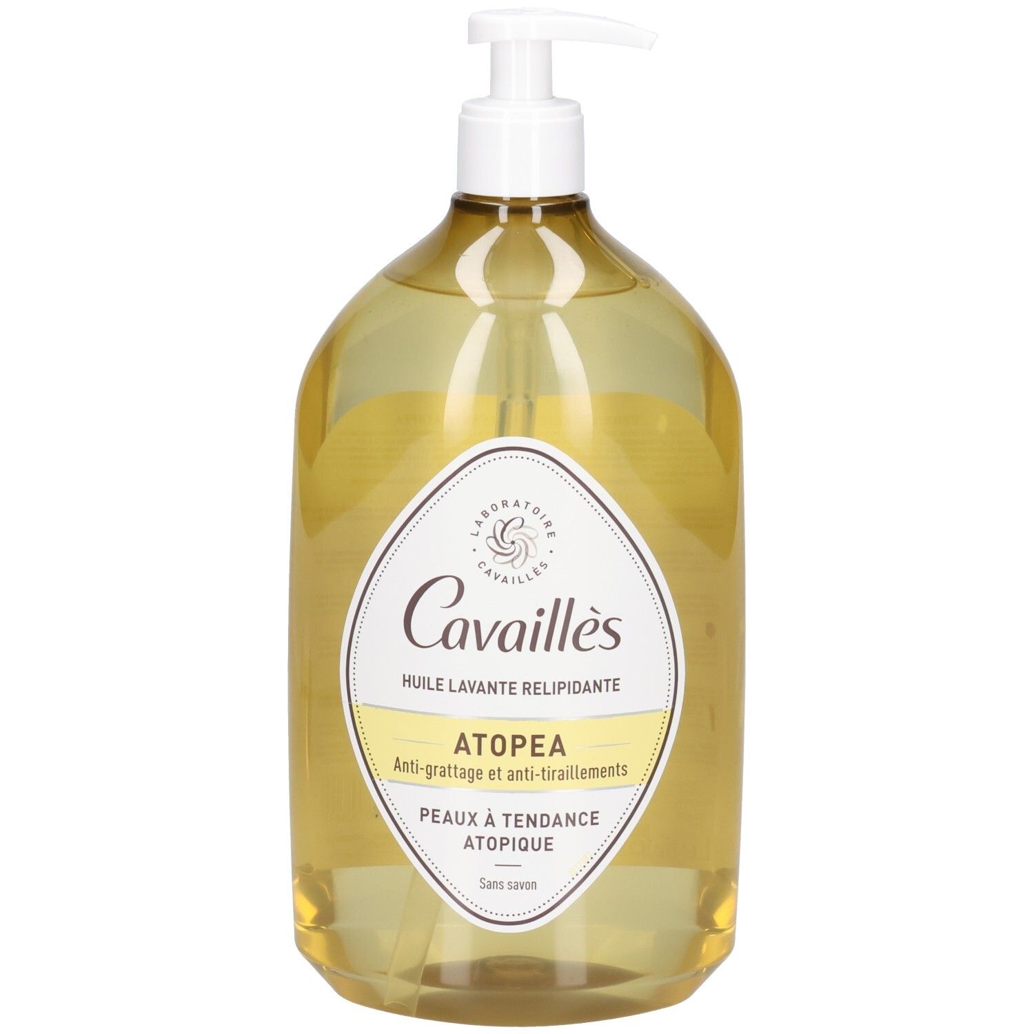 Cavaillès Atopea Huile Lavante Relipidante, flacon pompe 1L.