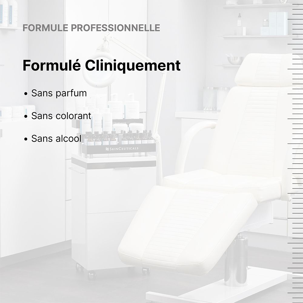 Formule du Sérum SkinCeuticals Phyto Corrective : Sans parfum, sans colorant, sans alcool.