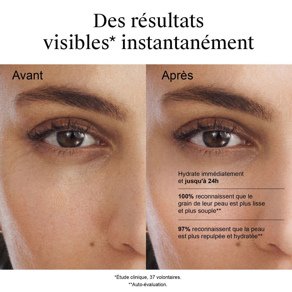 Comparaison avant-après de la peau après utilisation de la crème Neutrogena Retinol Boost.