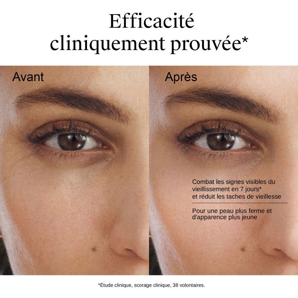 Neutrogena Retinol Boost Sérum : Comparaison avant/après du contour des yeux. "Efficacité cliniquement prouvée".