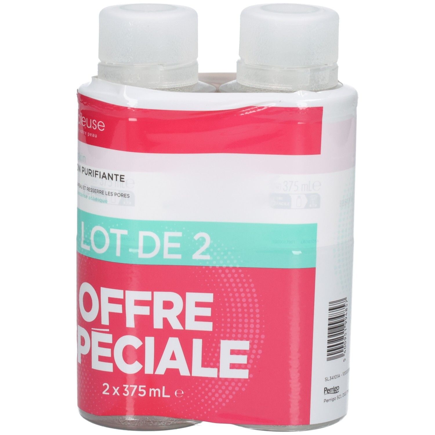 Emballage d'Eau Précieuse Lotion Purifiante Clearskin, Lot de 2.