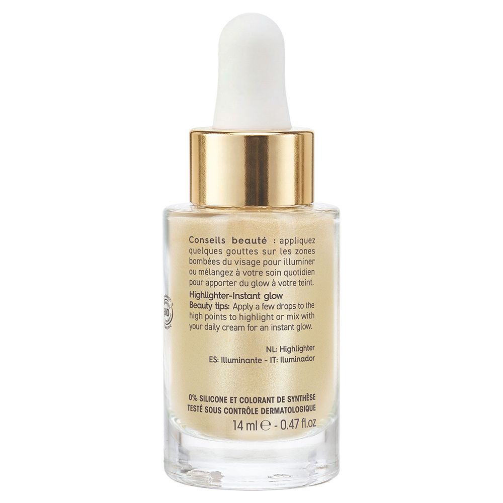 Arrière: So Bio Etic Illuminateur Concentré Lumière, conseils d'utilisation, 14 ml.