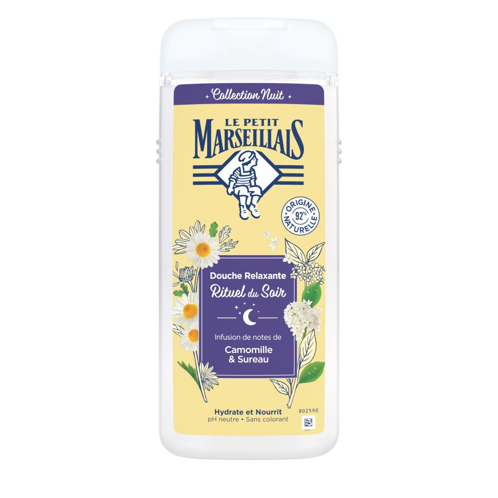 Crème de douche Camomille & Sureau, 650ml.