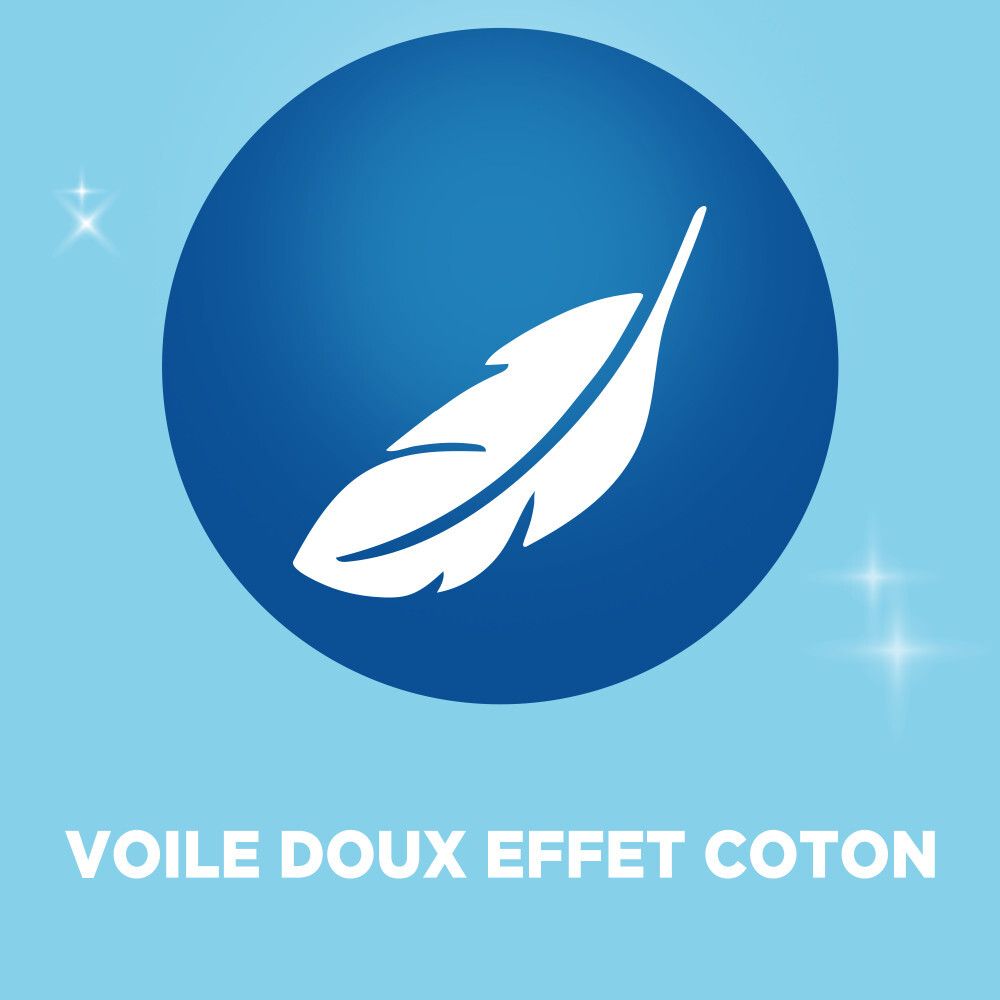 Symbole plume. Vania Confort Pocket avec voile doux effet coton.