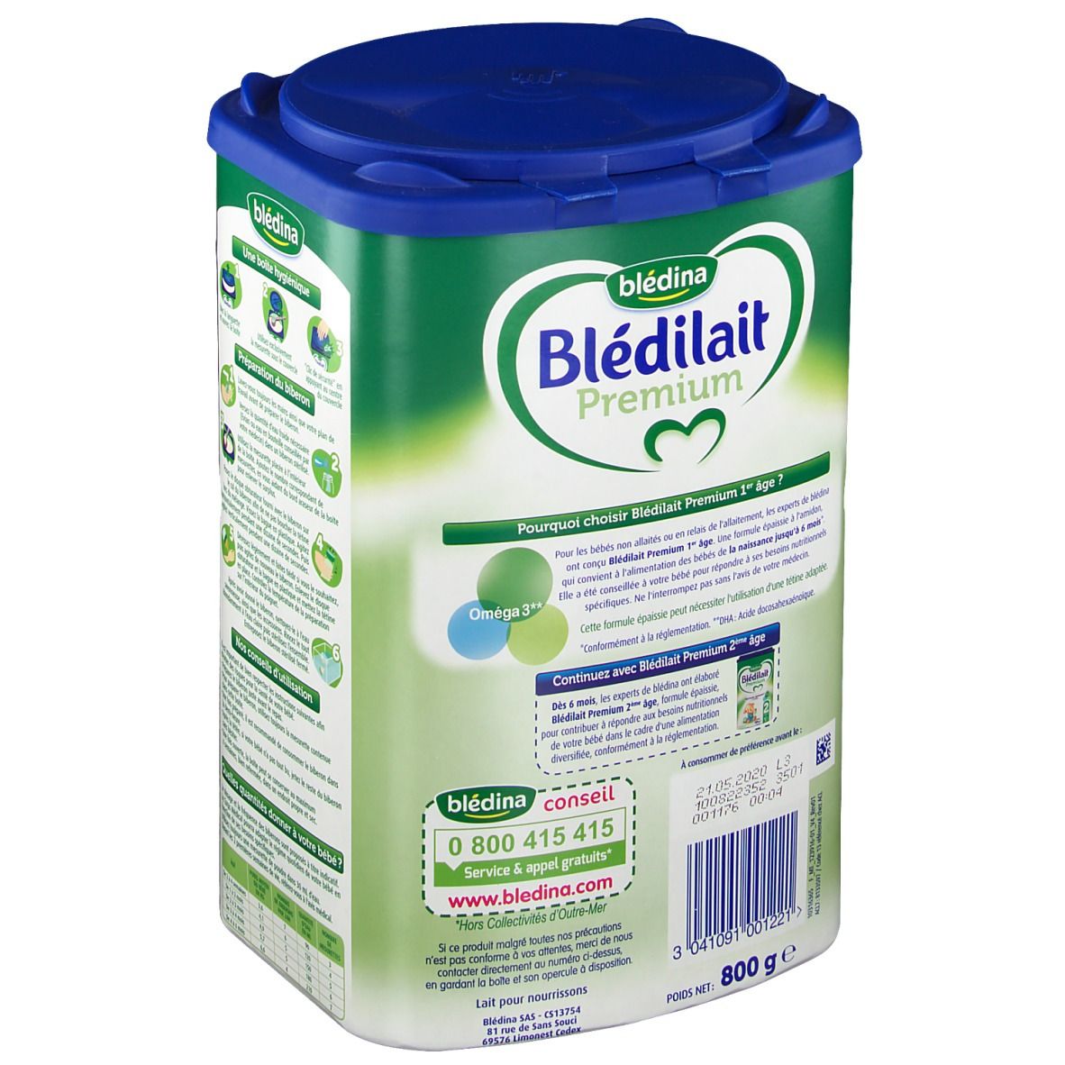 Blédilait Premium 1 De 0 à 6 mois