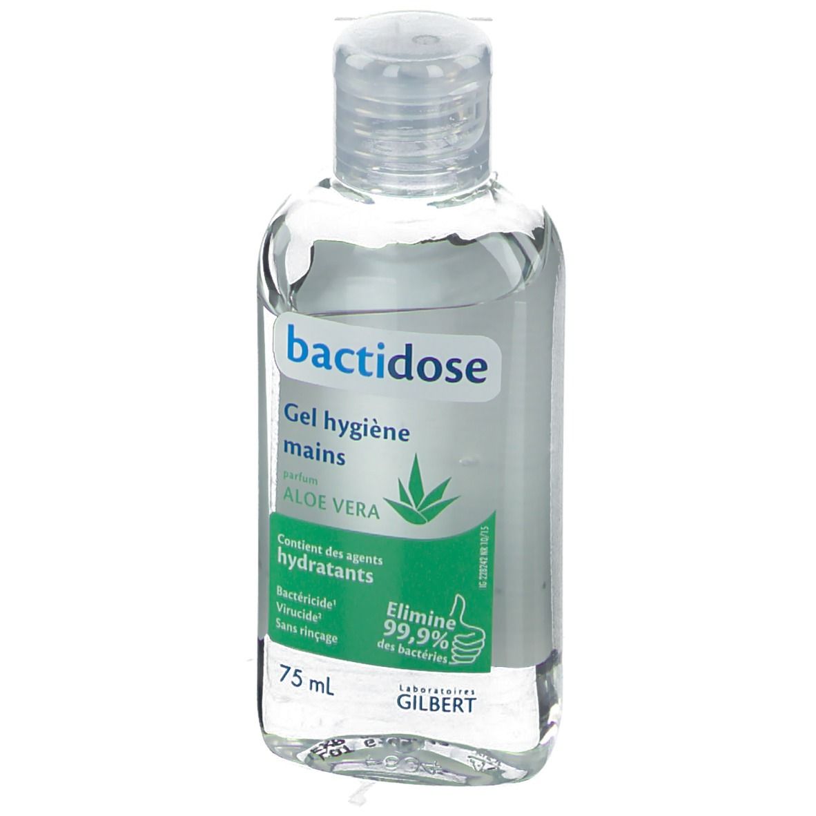 Bactidose Gel Hydroalcolique Hygiène mains Aloe vera