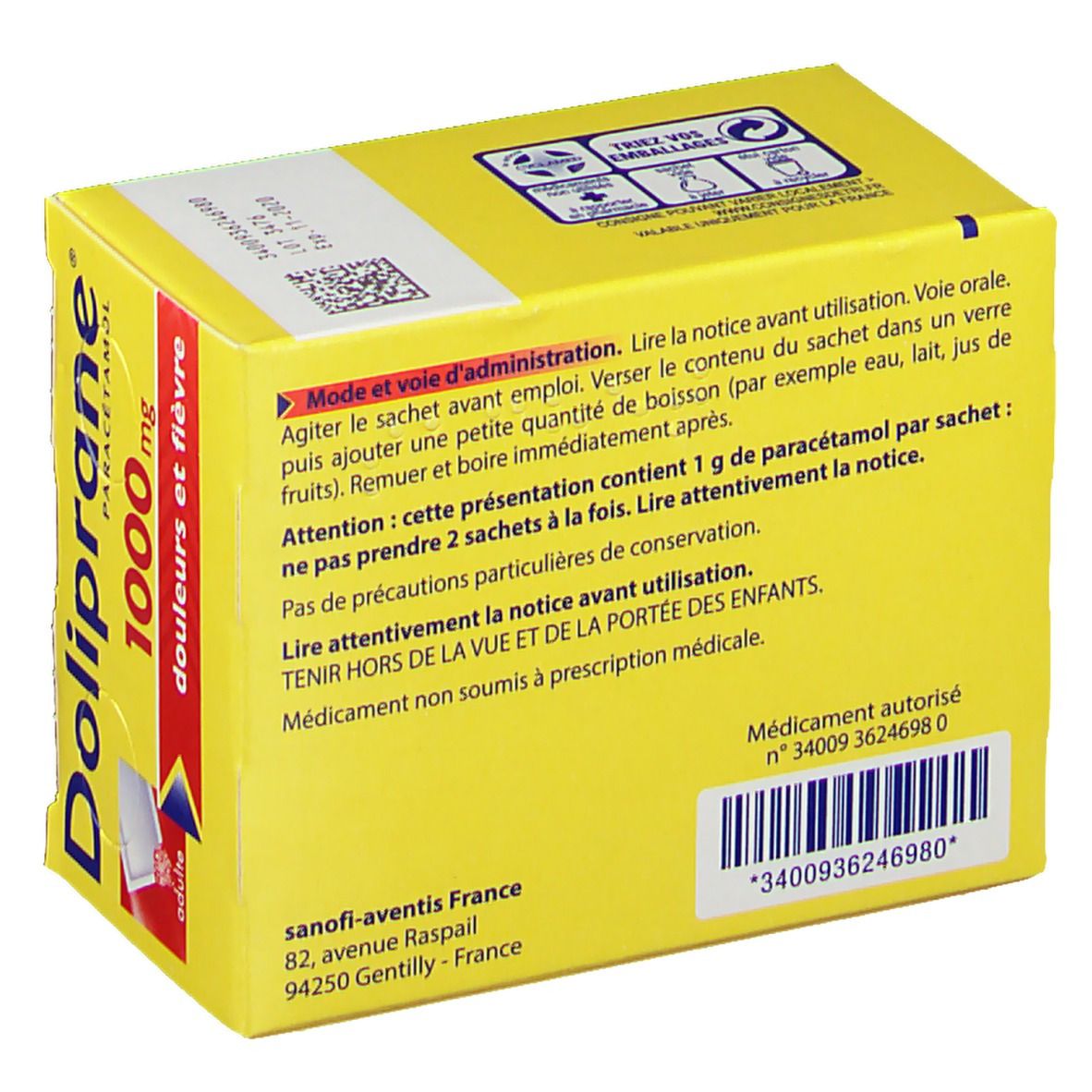 Doliprane® 1000 mg