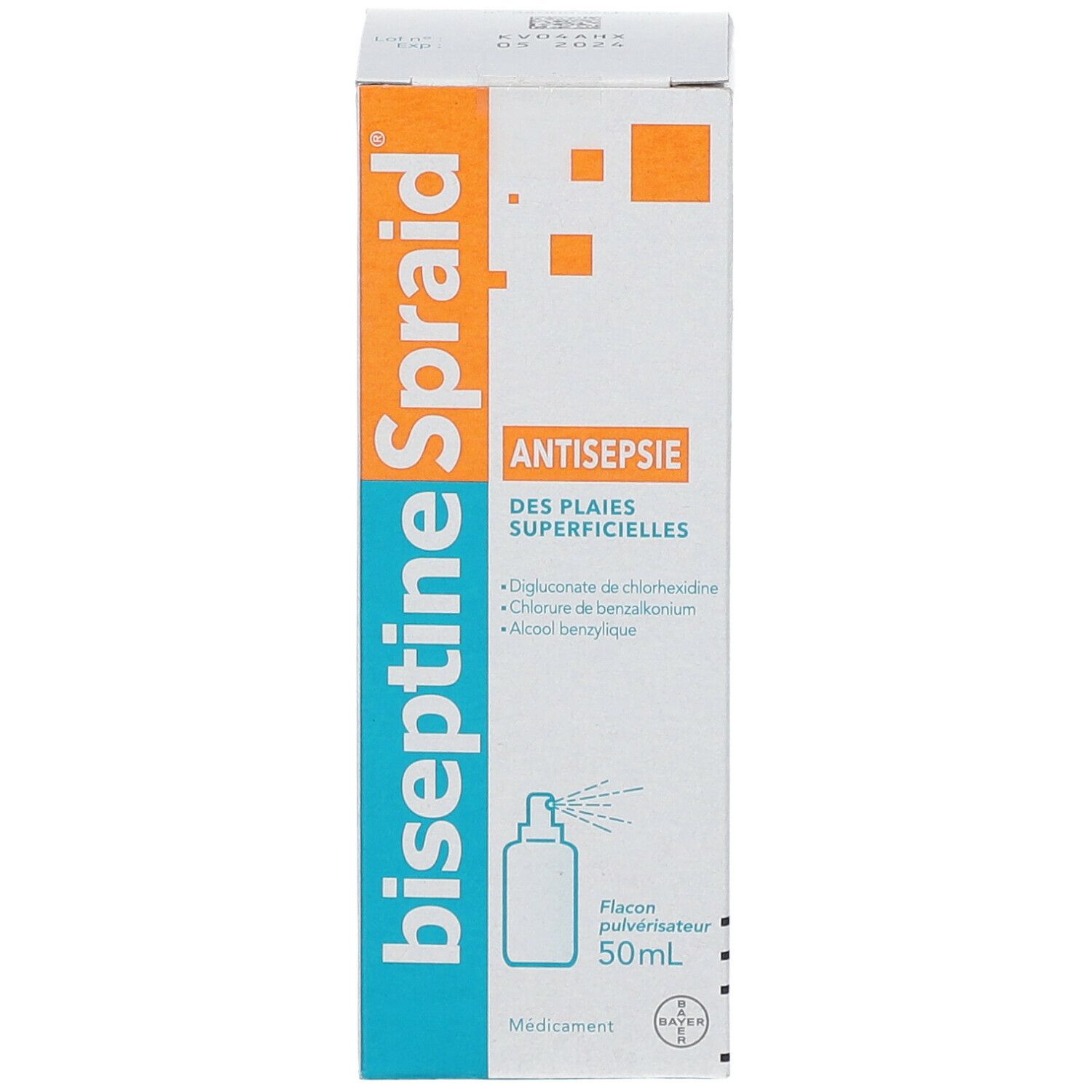 Biseptine Spraid flacon pulvérisateur 50ml