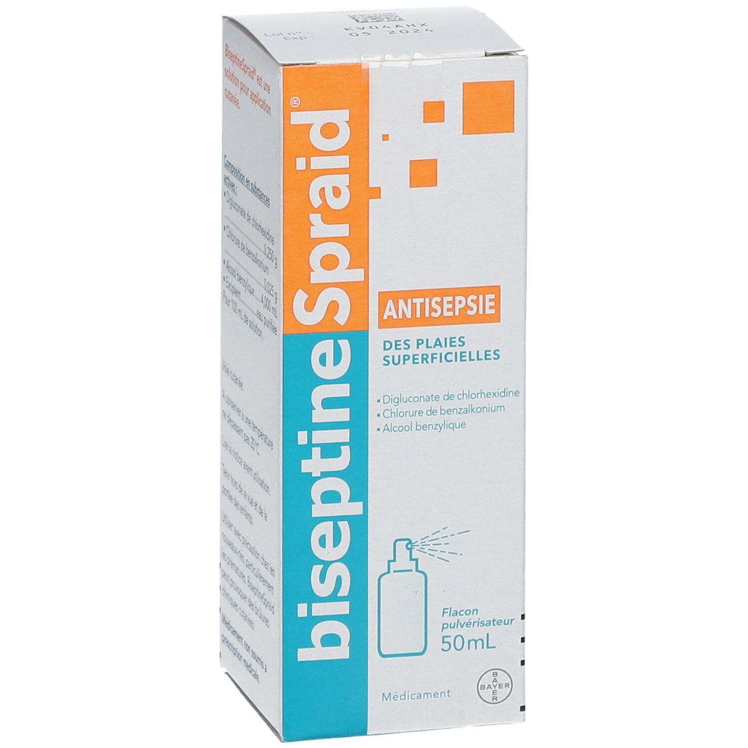 BiseptineSpraid Pulvérisateur - 125ml + godet - Pharmacie en ligne