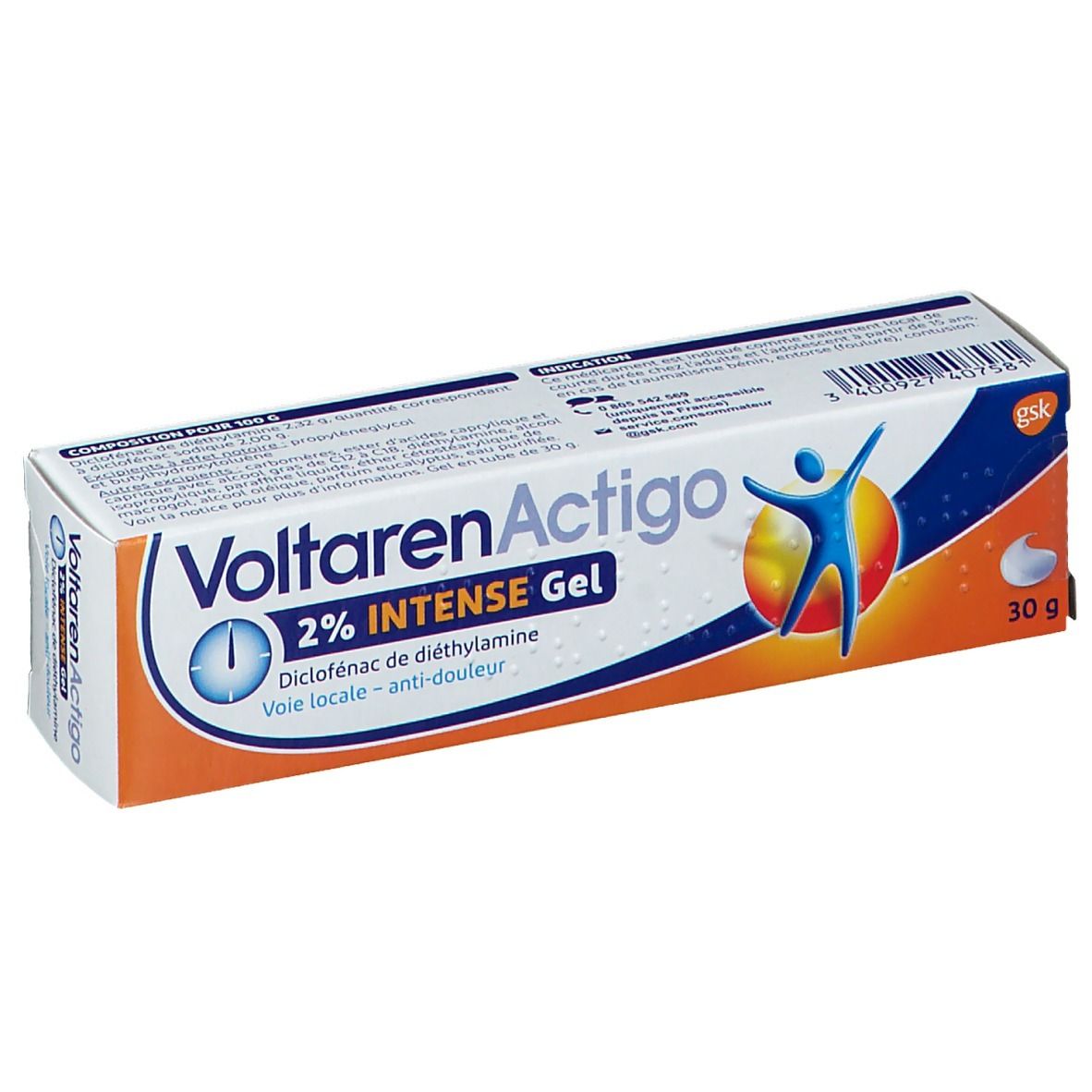 VoltarenActigo® 2 % Intense Gel