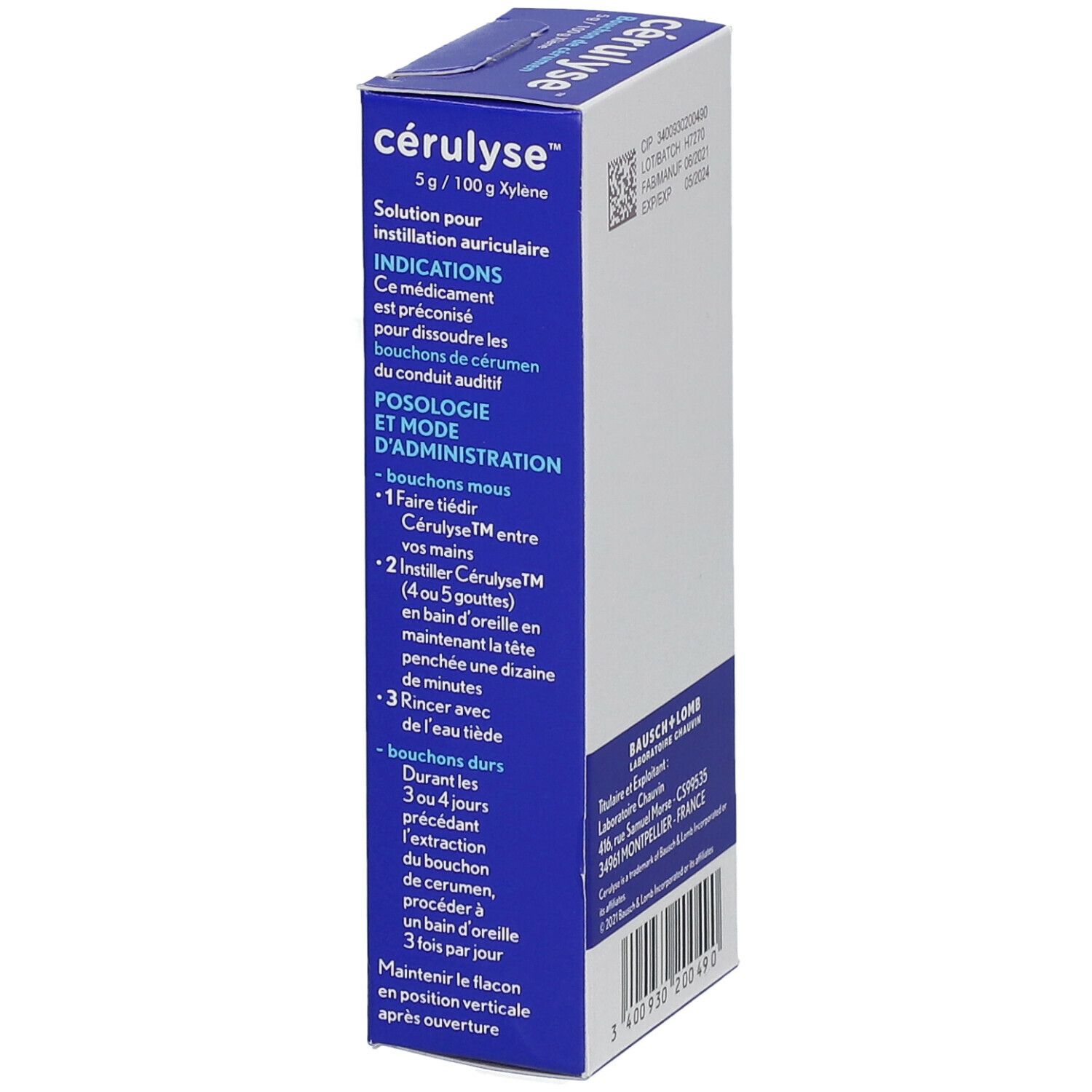 Cérulyse™ 5 g/100 g 10 ml - Redcare Pharmacie