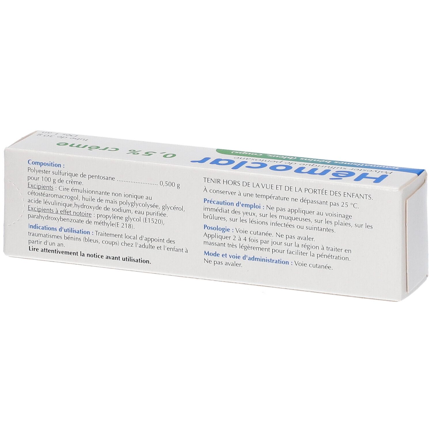 HEMOCLAR 0,5% CREME 30G C