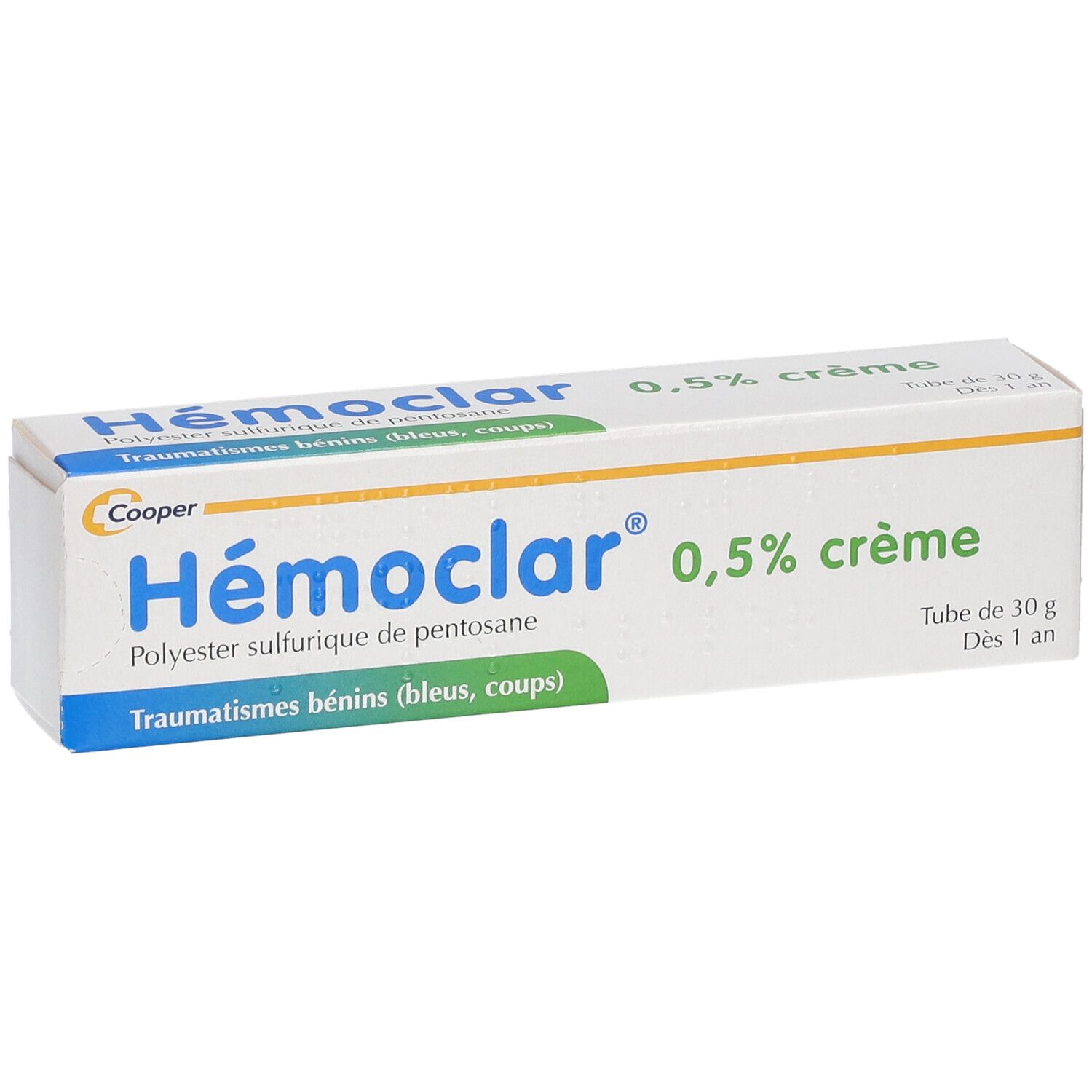 HEMOCLAR 0,5% CREME 30G C