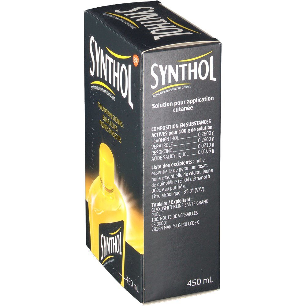 Synthol, solution pour application cutanée 450ml