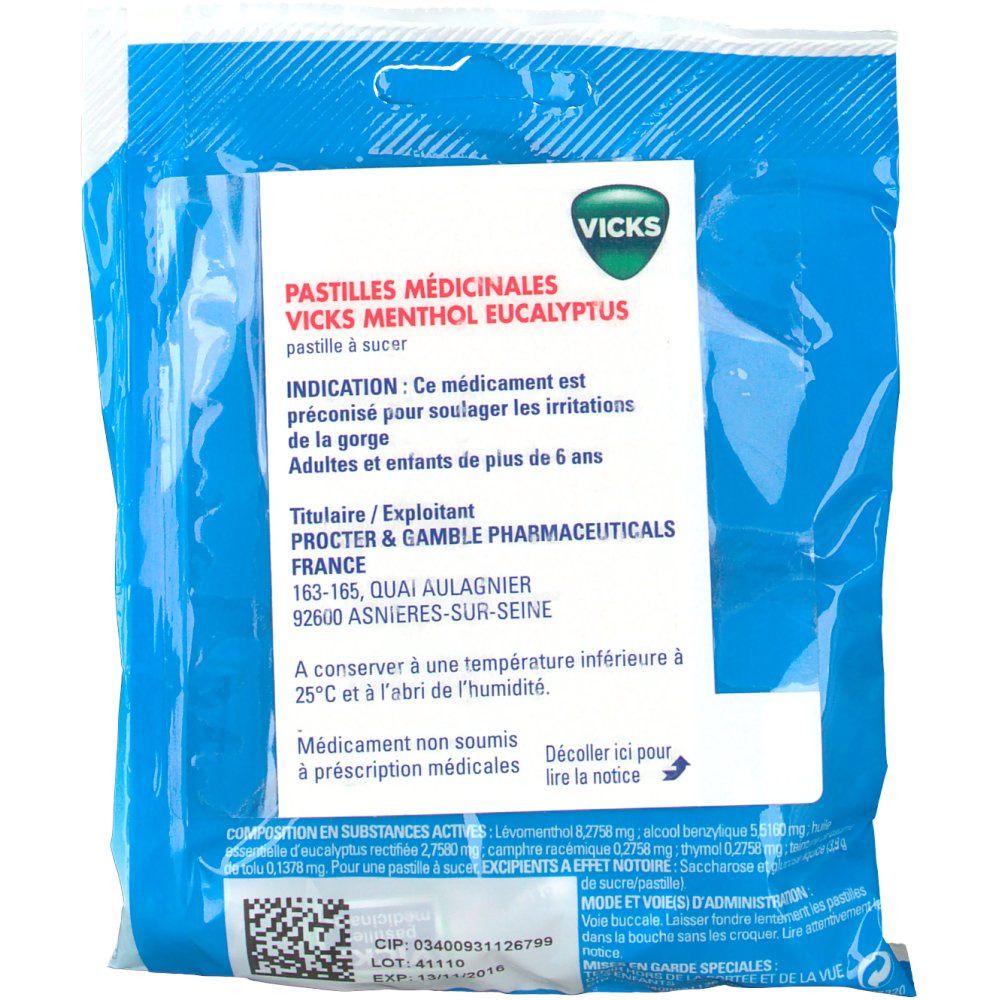 Vicks Menthol Eucalyptus