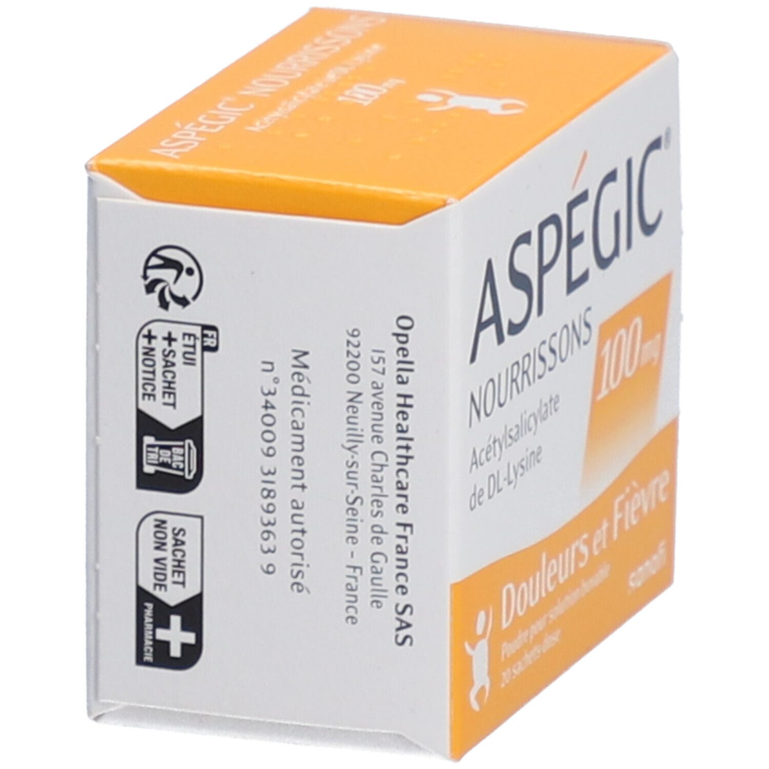 Aspégic® Nourrissons 100 mg