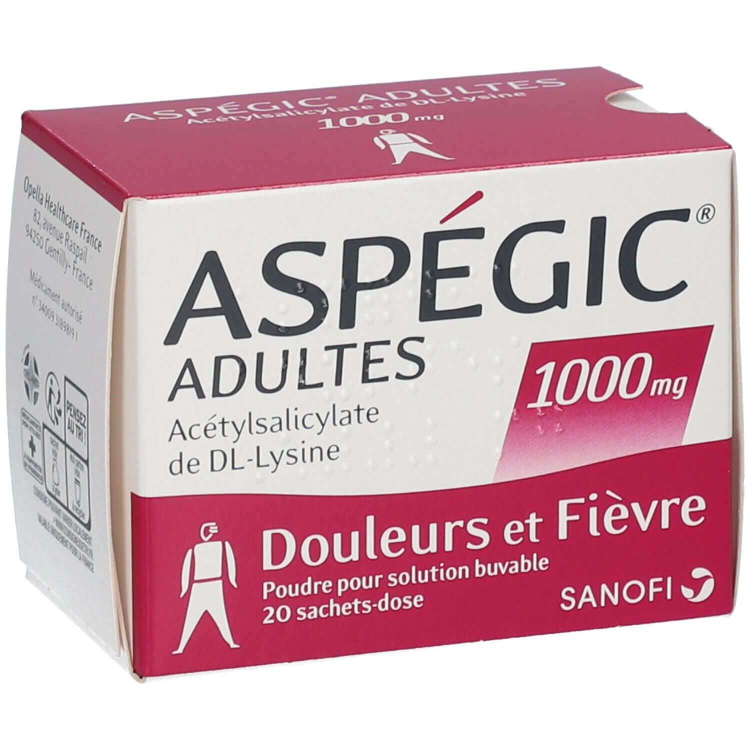 Aspégic® Adultes 1000 mg