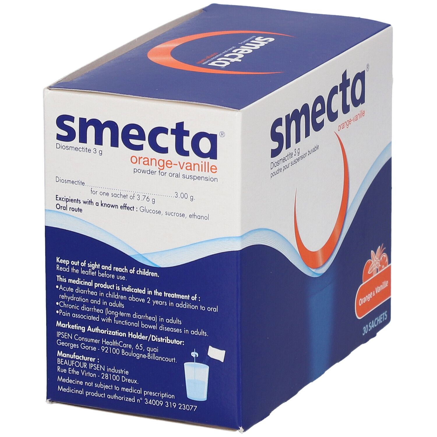 Smecta® 3 g Orange-Vanille