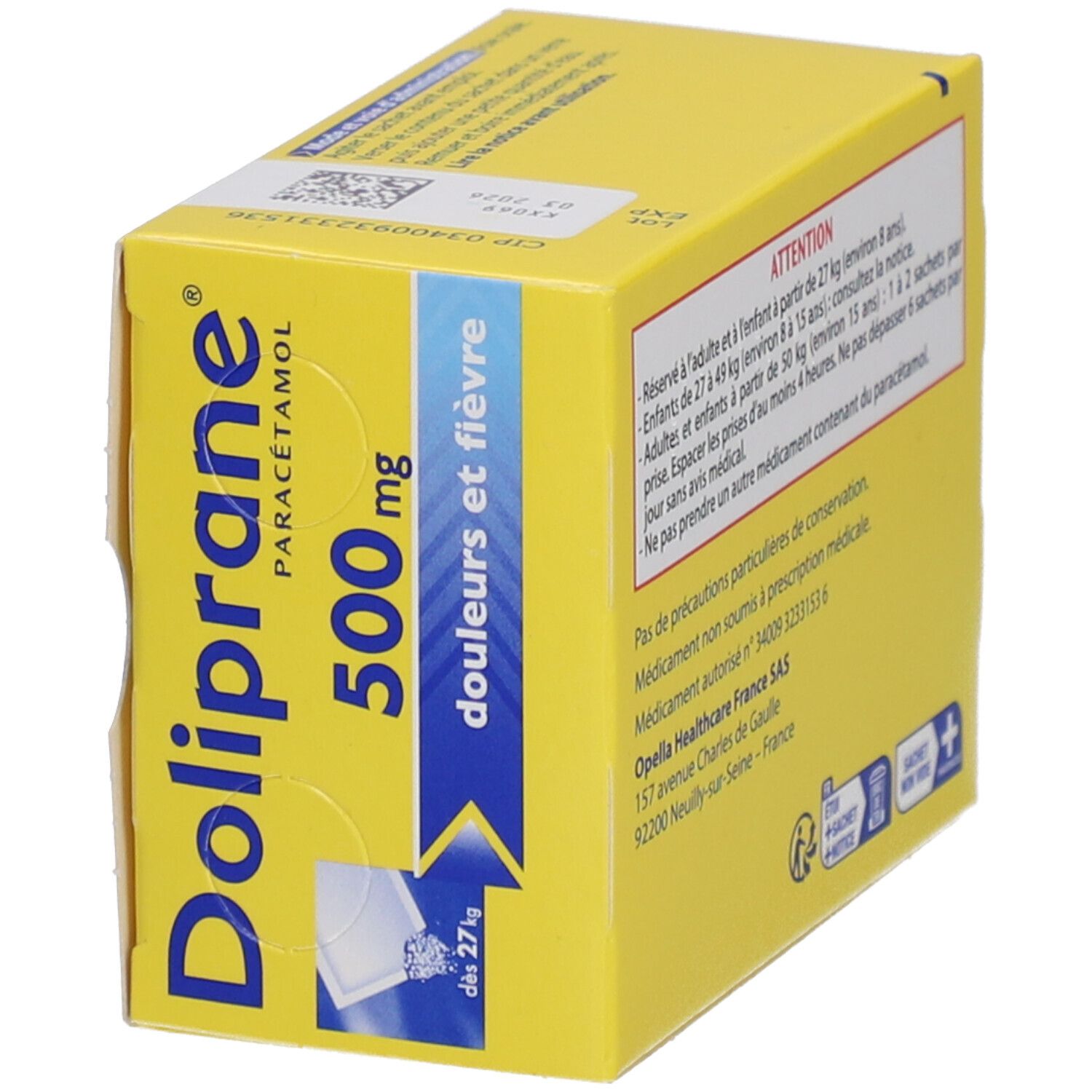 Doliprane® 500 mg