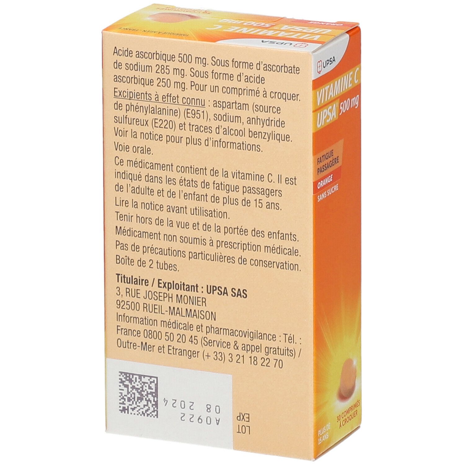 Vitamine C Upsa® 500 mg