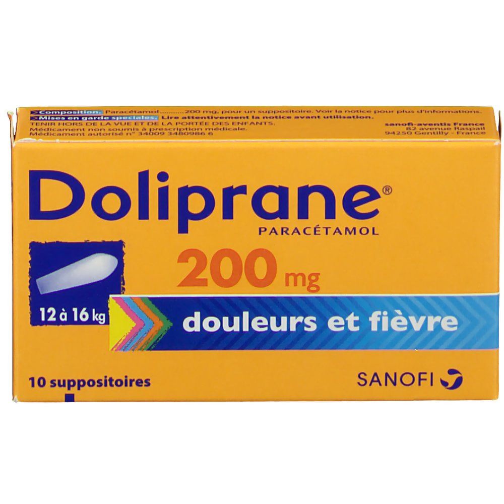 Doliprane® 200 mg
