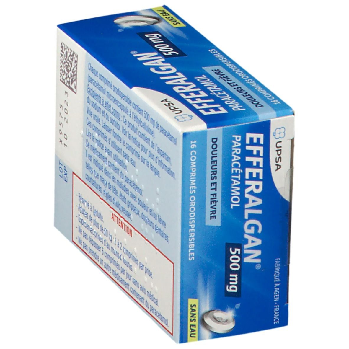 EFFERALGAN 500mg - Comprimés Orodispersibles