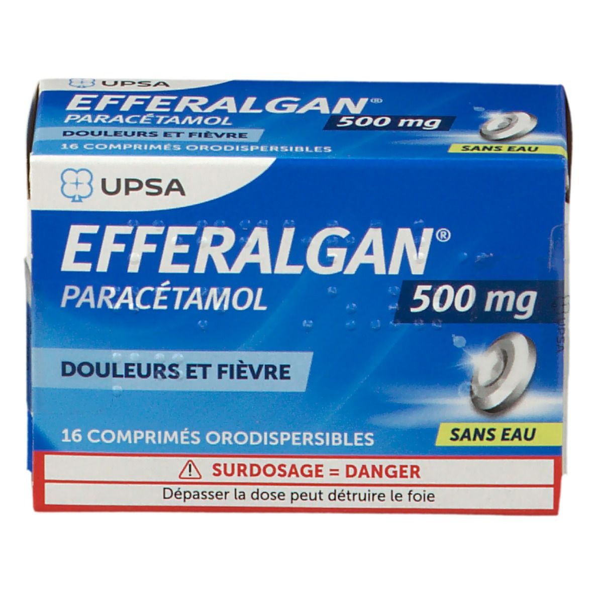 EFFERALGAN 500mg - Comprimés Orodispersibles