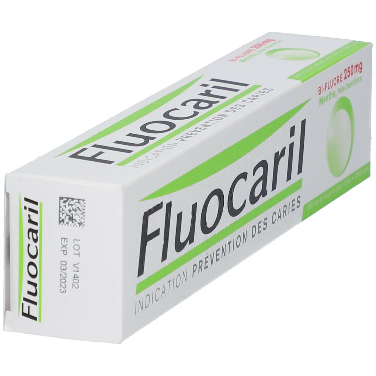 Fluocaril Bi-Fluoré 250 mg Pâte Dentifrice Menthe
