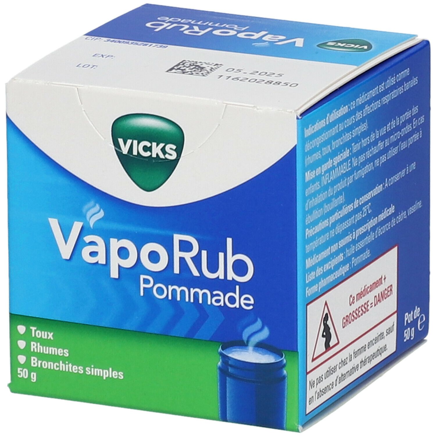Vicks Vaporub Pommade 50 g - Redcare Pharmacie