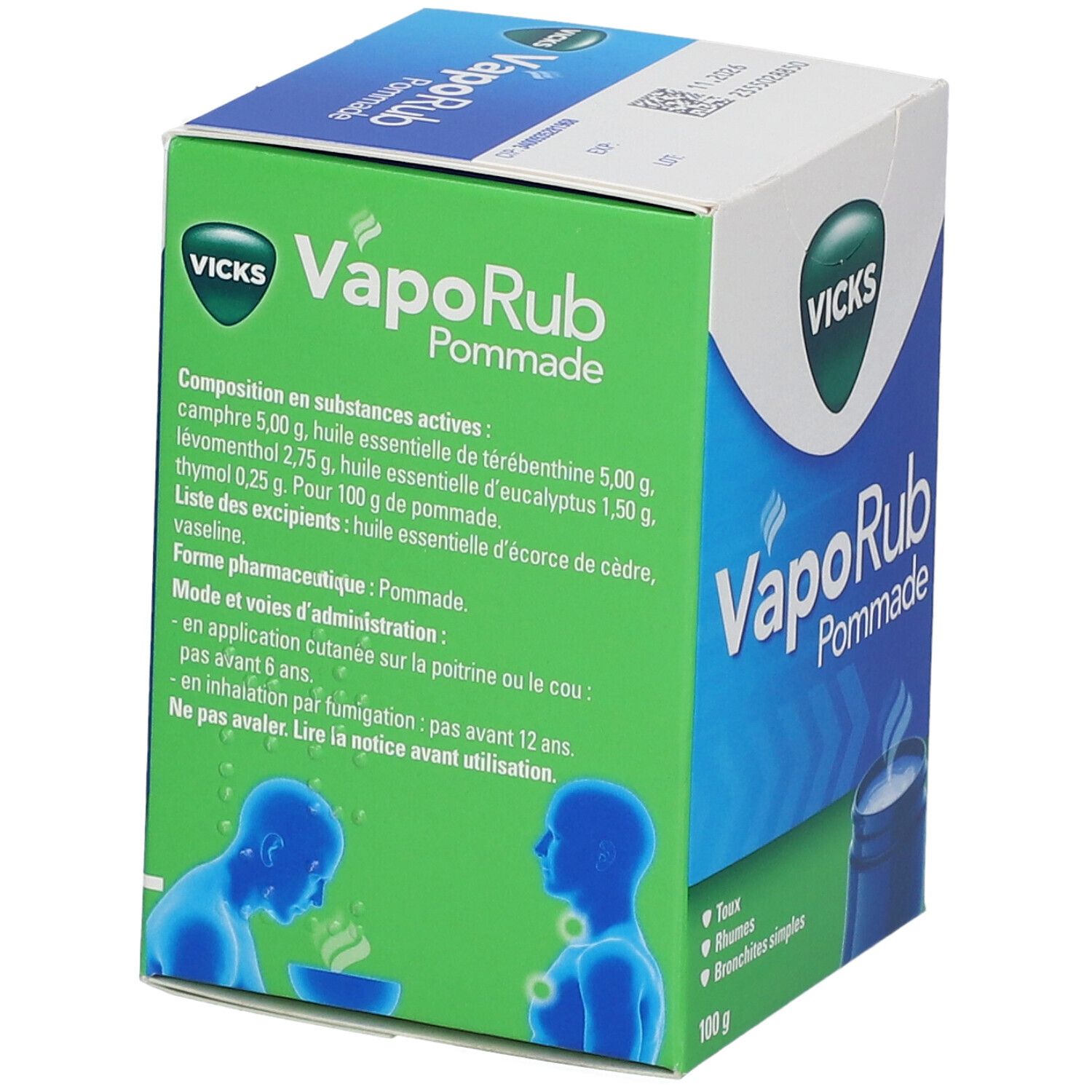 Vicks vaporub en Pharmacie Parapharmacie à Chateauroux 36