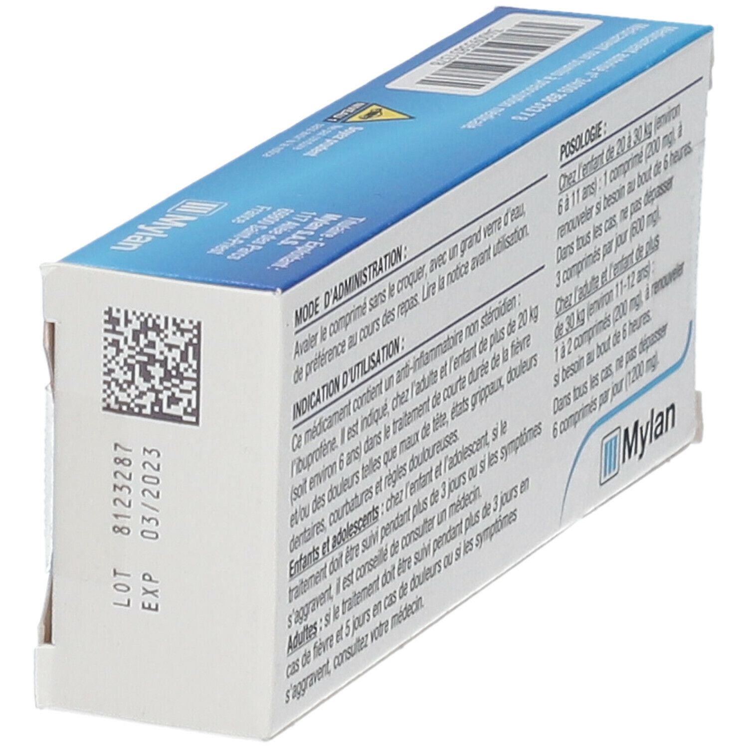 Ibuprofène Viatris Mylan 200 mg