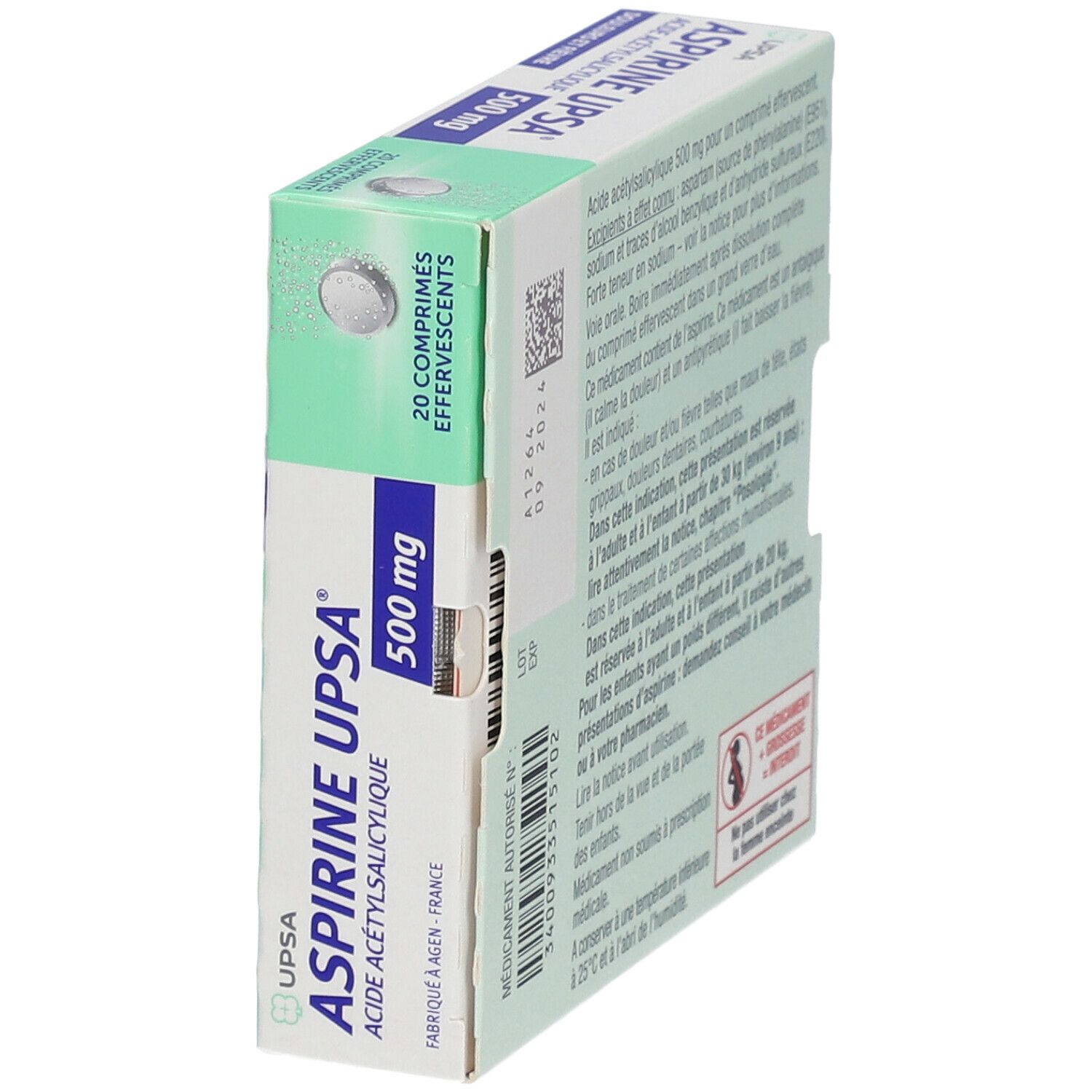 Aspirine Upsa® 500 mg