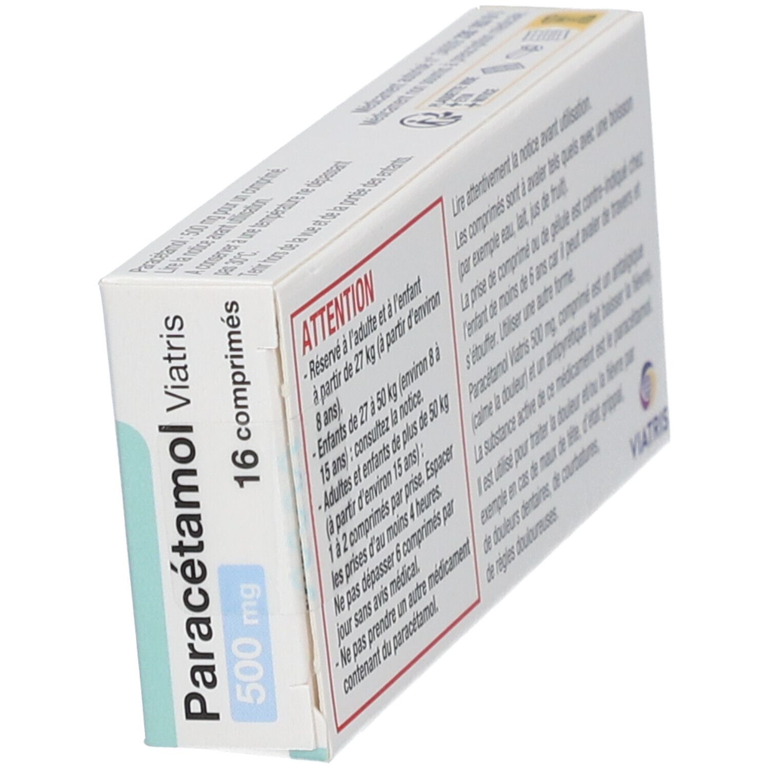 Paracétamol Mylan 500 mg