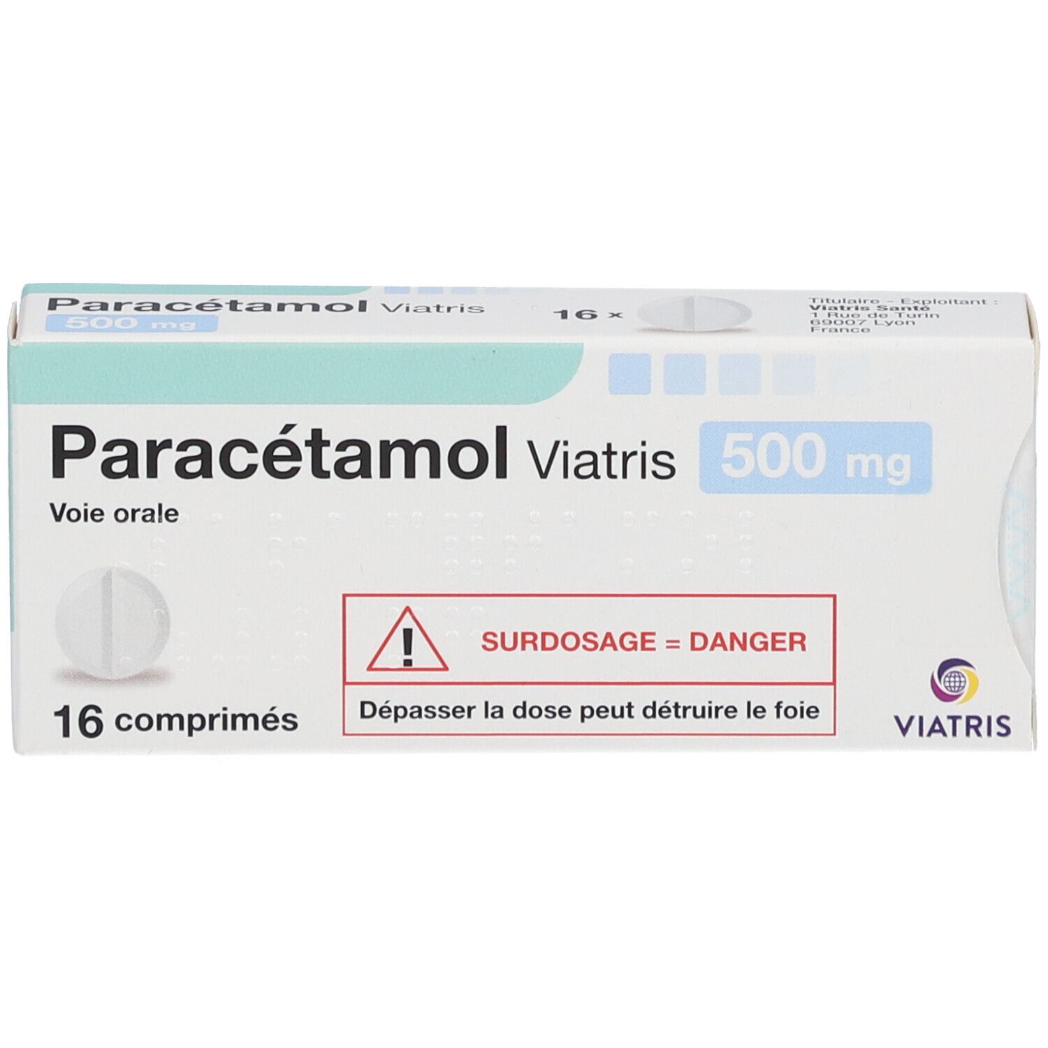 Paracétamol Mylan 500 mg