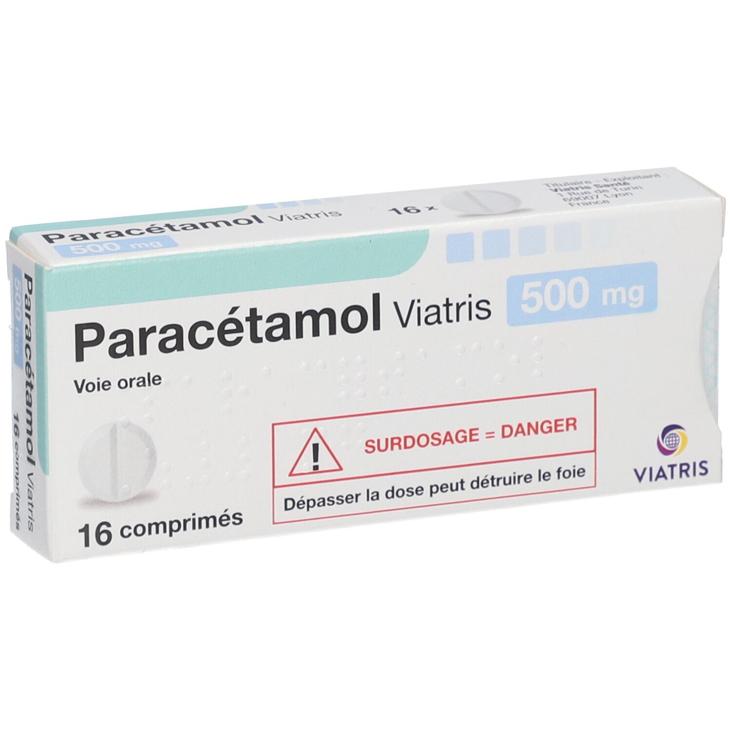 Paracétamol Mylan 500 mg