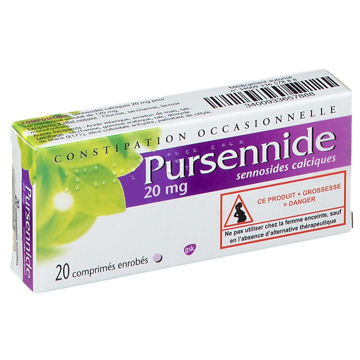 Pursennide® 20 mg 20 pc(s) - Redcare Pharmacie
